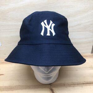 New York Yankees Bucket Hat Cap OSFM 61 MLB Benjamin Moore Promo Blue Baseball